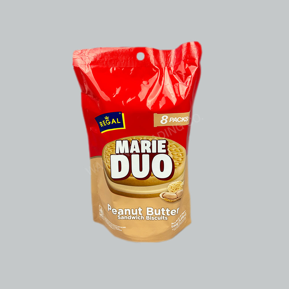 REGAL MARIE DUO PEANUT POUCH 160GX24PKT/CTN