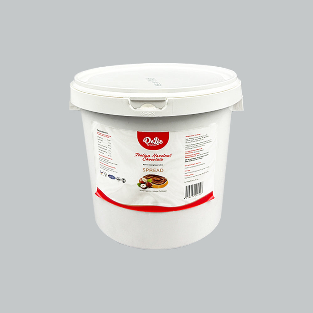DELIZ ITALIAN HAZELNUT SPREAD 3KG 3KGX4DRUM/CTN