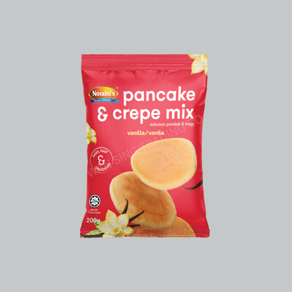 NORAINI PANCAKE & CREPE MIX VANILLA 200GX30PKT/CTN