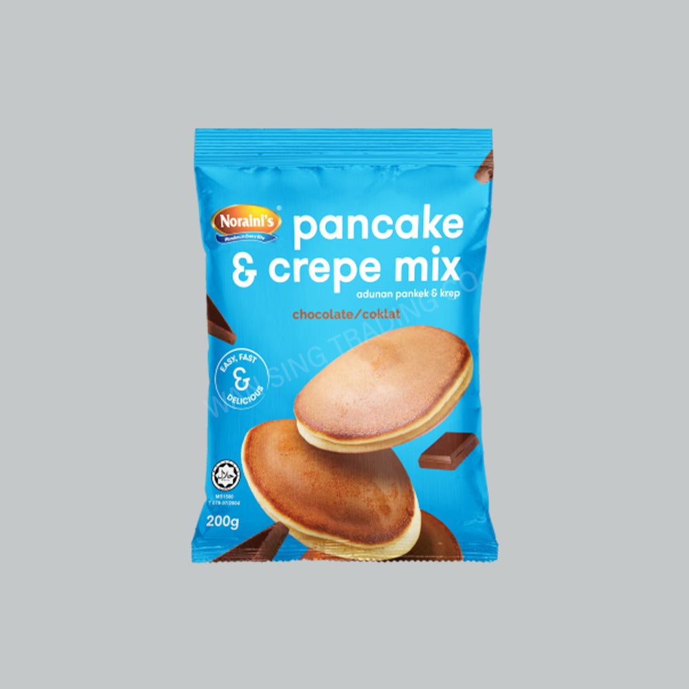 NORAINI PANCAKE & CREPE MIX CHOC 200GX30PKT/CTN