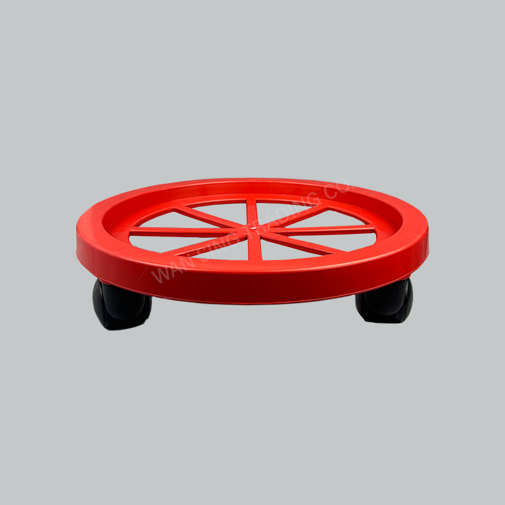 KBM PLASTIC GAS ROLLER RED 12'S/CTN
