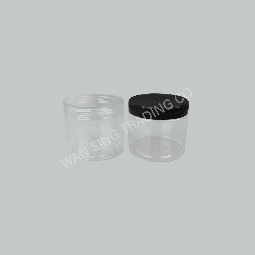 SP 8062 PET JAR - CLEAR/BLACK 24SET/CTN