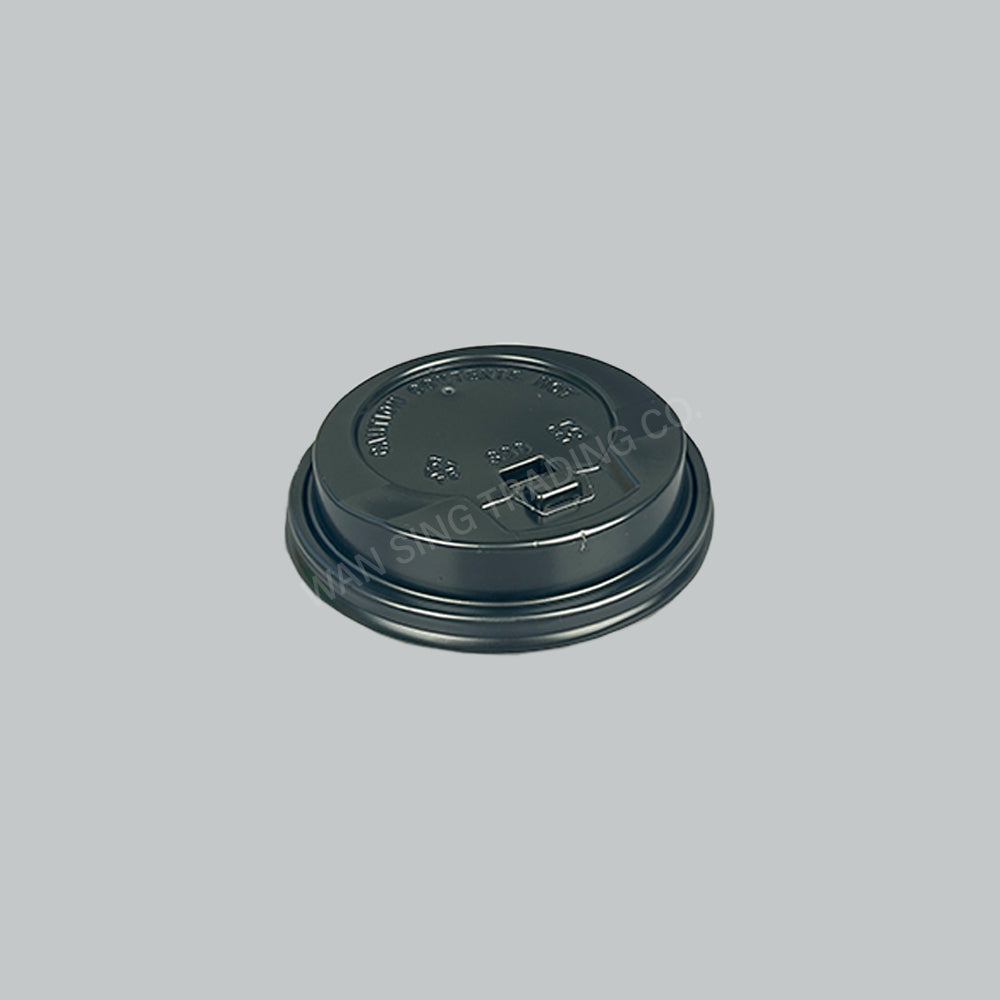 TBH 8OZ HOT CLICK PLASTIC LID BLACK 50'SX20PKT/CTN