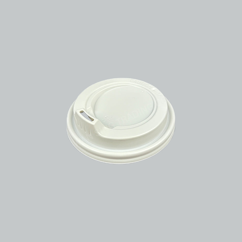 BP HOT SPOUT PLASTIC LID FOR 8-20OZ PAPER CUP-WH