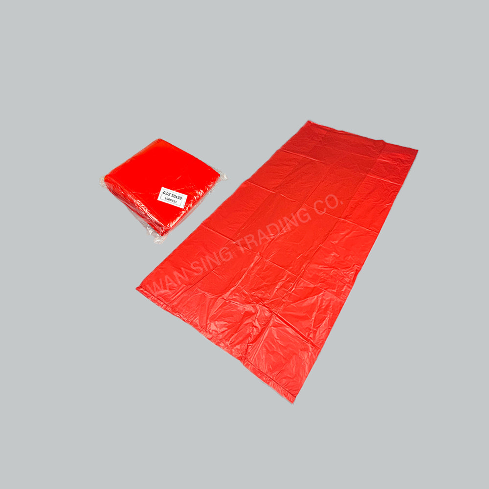 HD GARBAGE BAG 30"X39"(AC) ORANGE 100'SX10PKT/BAG