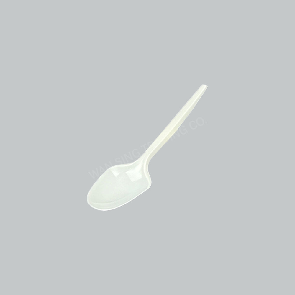 LHP PLASTIC SPOON 6.5" HAWKER-WH 50'SX40PKT/CTN