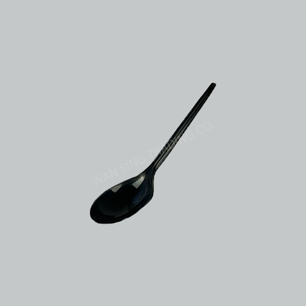 LHP PLASTIC SPOON 6.5" BLK 50'SX40PKT/CTN
