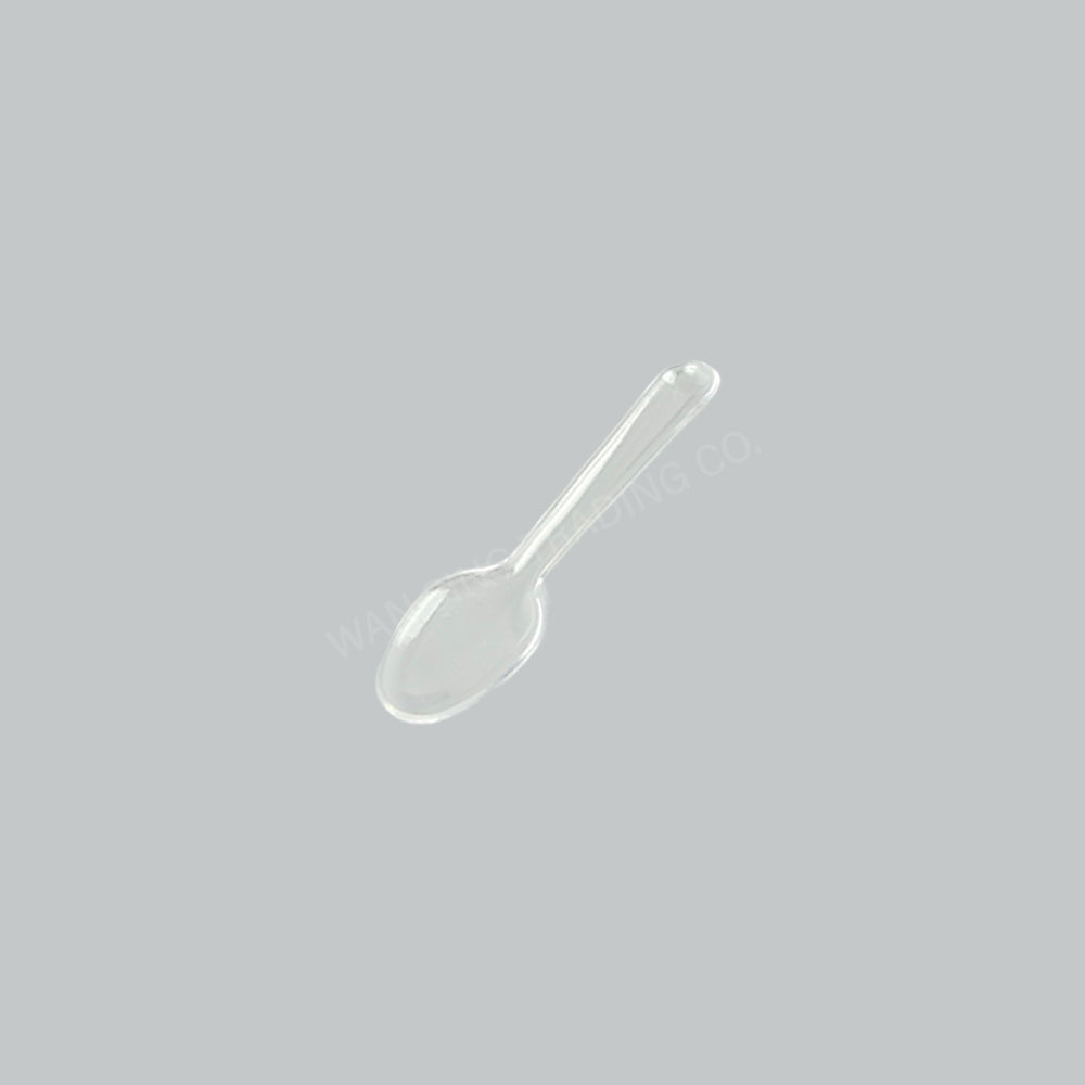 LHP PLASTIC ICE CREAM SPOON 3" CLEAR 100'SX10PKT