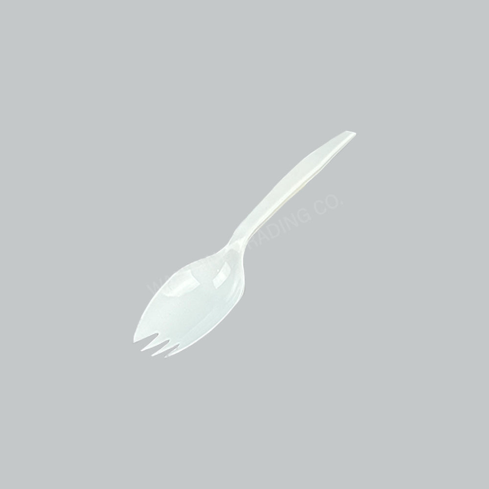 LHP PLASTIC SPORK 6" WH 50'SX40PKT/CTN
