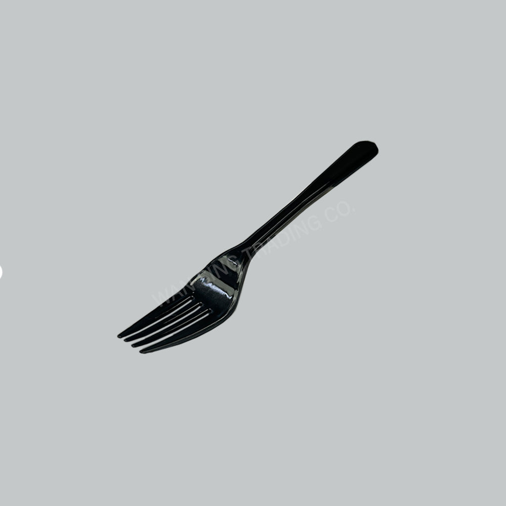 FX PLASTIC PREMIUM FORK 7" BLK ±50'SX40PKT/CTN