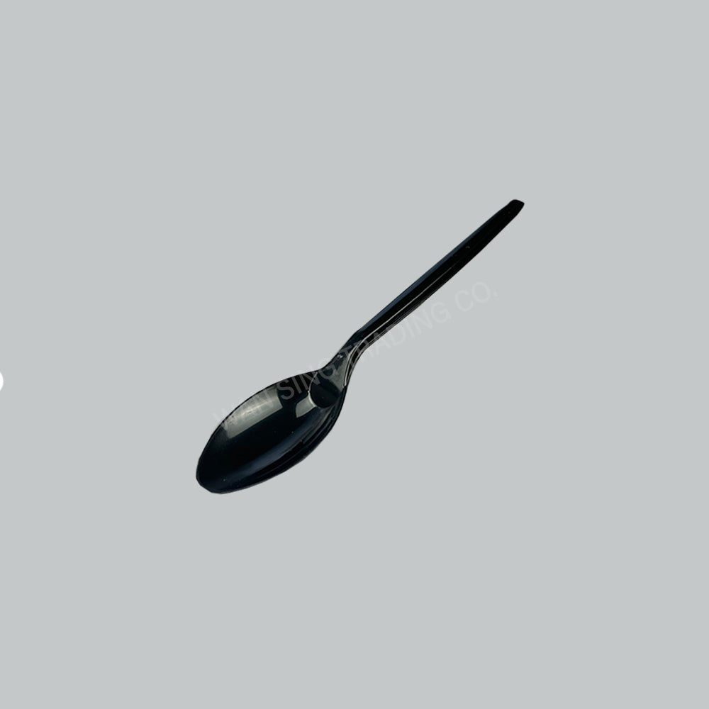 FX PLASTIC SPOON 6.5" BLK ±50'SX40PKT/CTN
