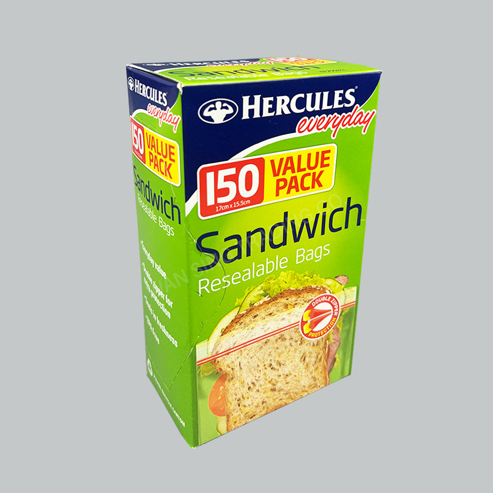 HERC EVERYDAY RESEAL SANDWICH VPACK 17X15 150SX6PK