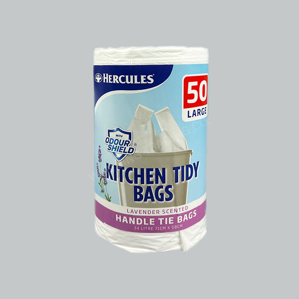 HERC KITCHEN TIDY BAG HDL TIE(L)35LX71X58 50'SX12