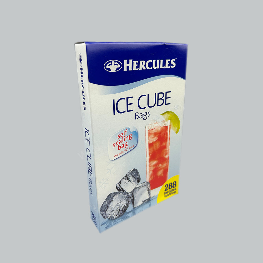 HERC ICE CUBE BAG 19X30CM 12'SX16PKT/CTN