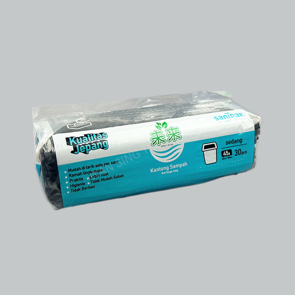 GARBAGE BAG SMART CUBE MEDIUM BLK 26"X32"30'SX12PK