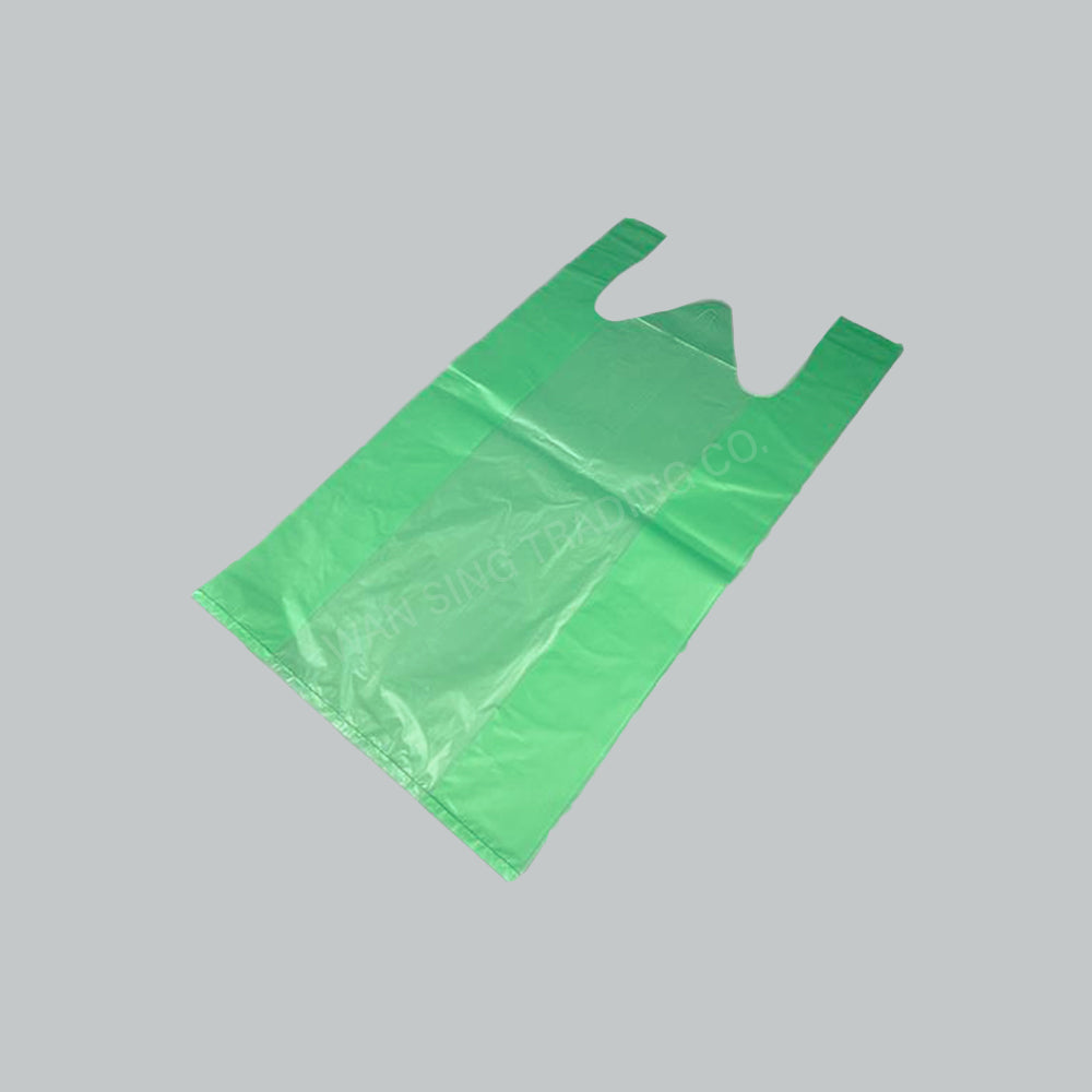 MY HD SINGLET BAG 18"X22" GRN 500G 5PKX12BDL/BAG