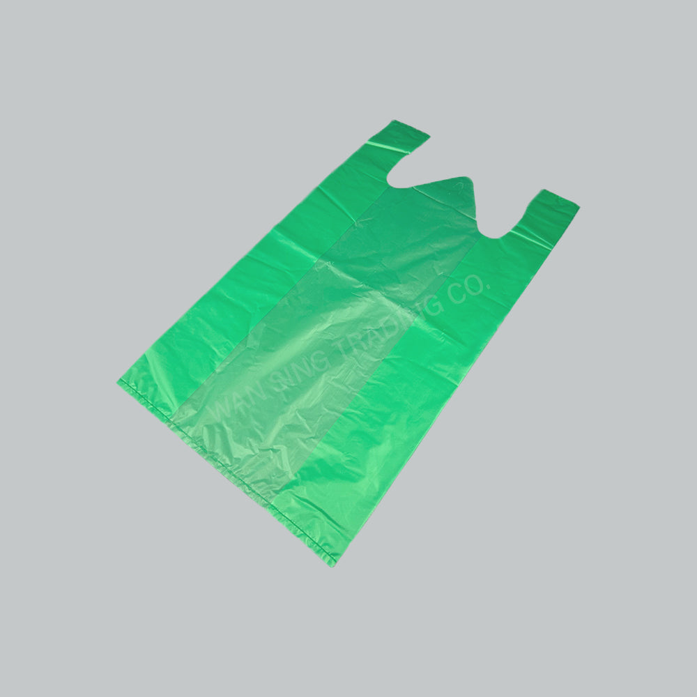 MY HD SINGLET BAG 19"X23" GRN 500G 5PKX12BDL/BAG