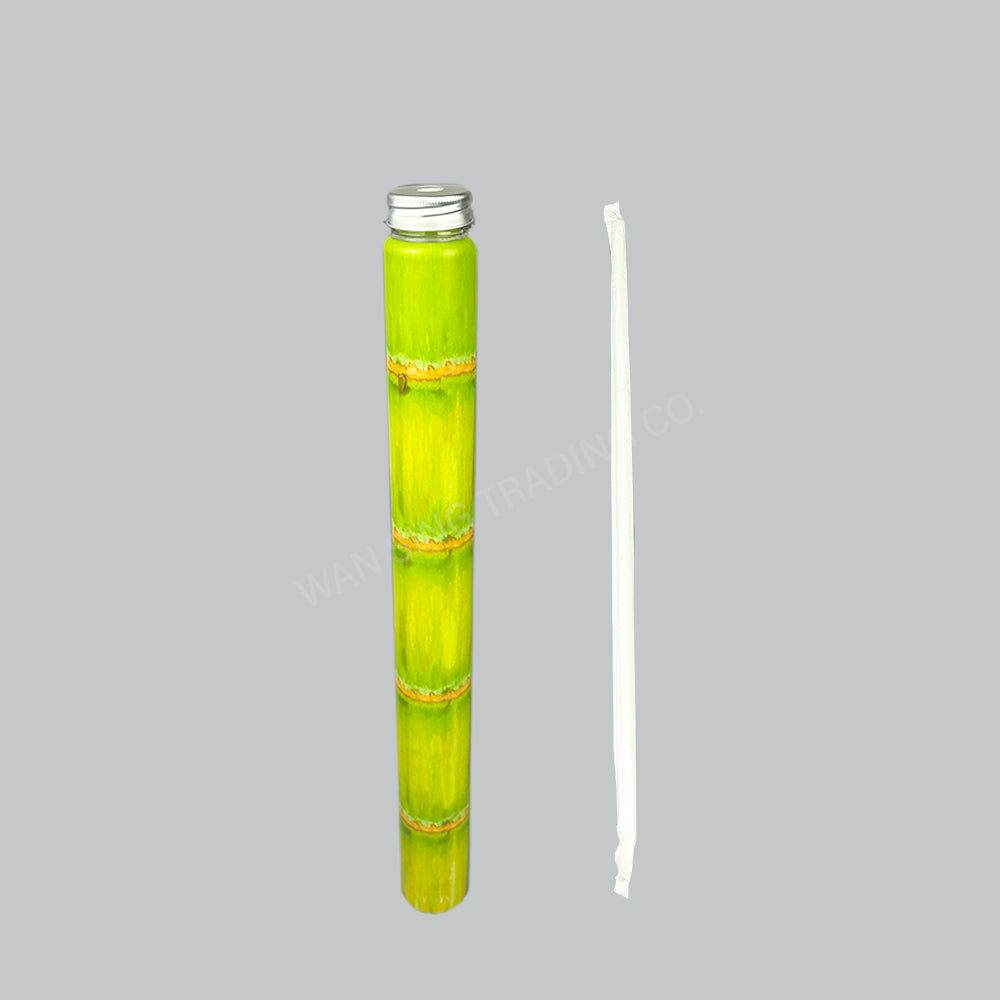 ST PLASTIC SUGARCANE CUP 650ML W/LID & STRAW 150'S