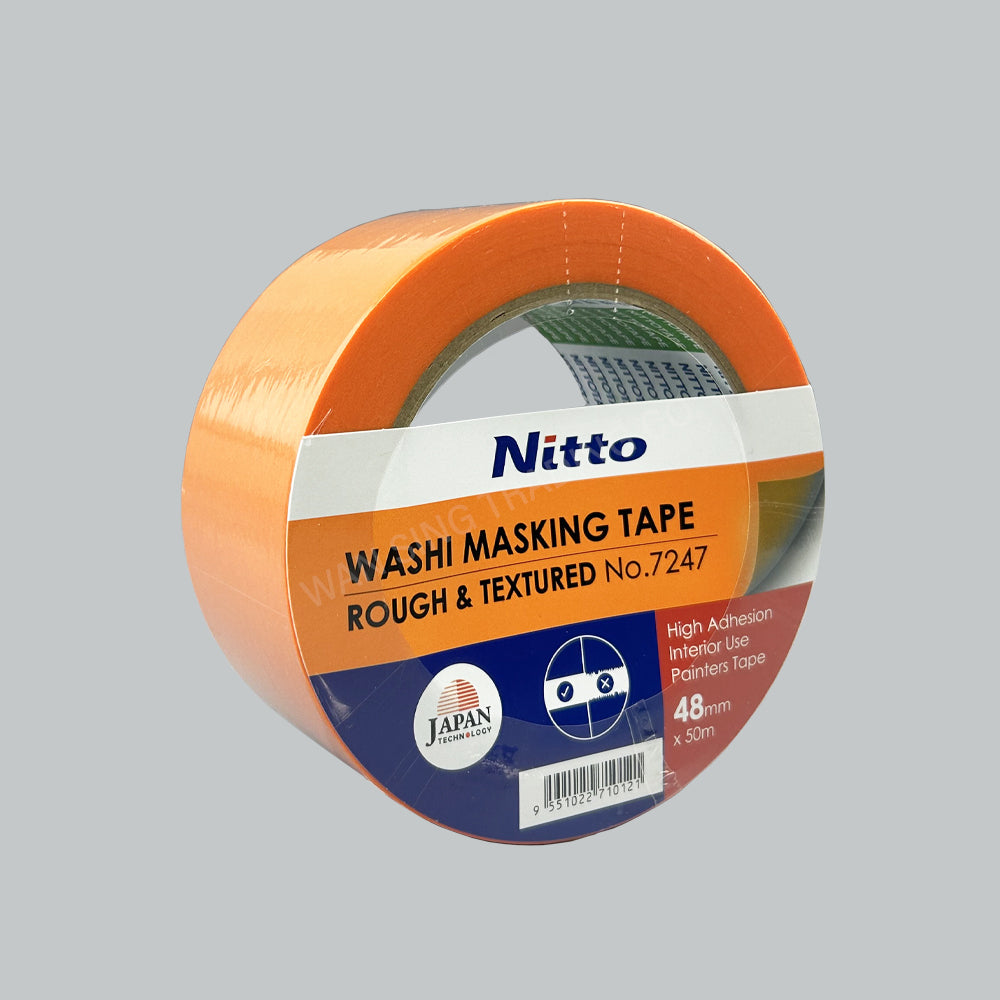NITTO 7247 MASKING TAPE ROUGH & TEXTURED 48MMX50M