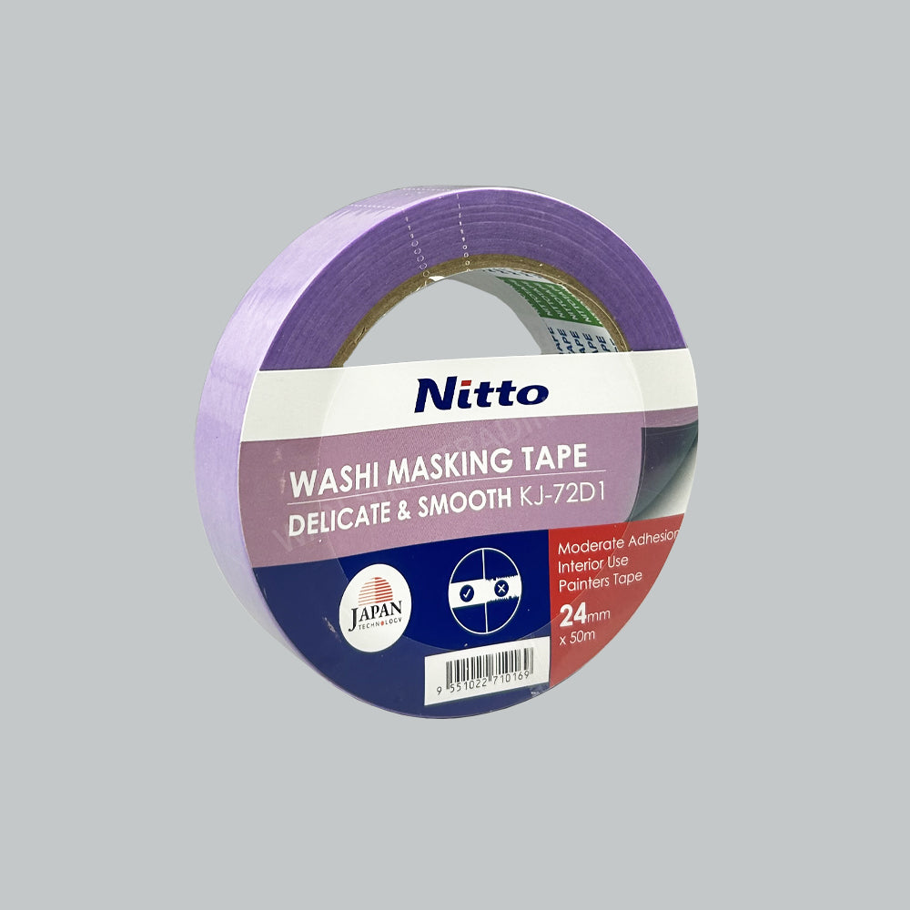 NITTO KJ-72D1 MASKING TAPE DELICATESMOOTH 24MMX50M