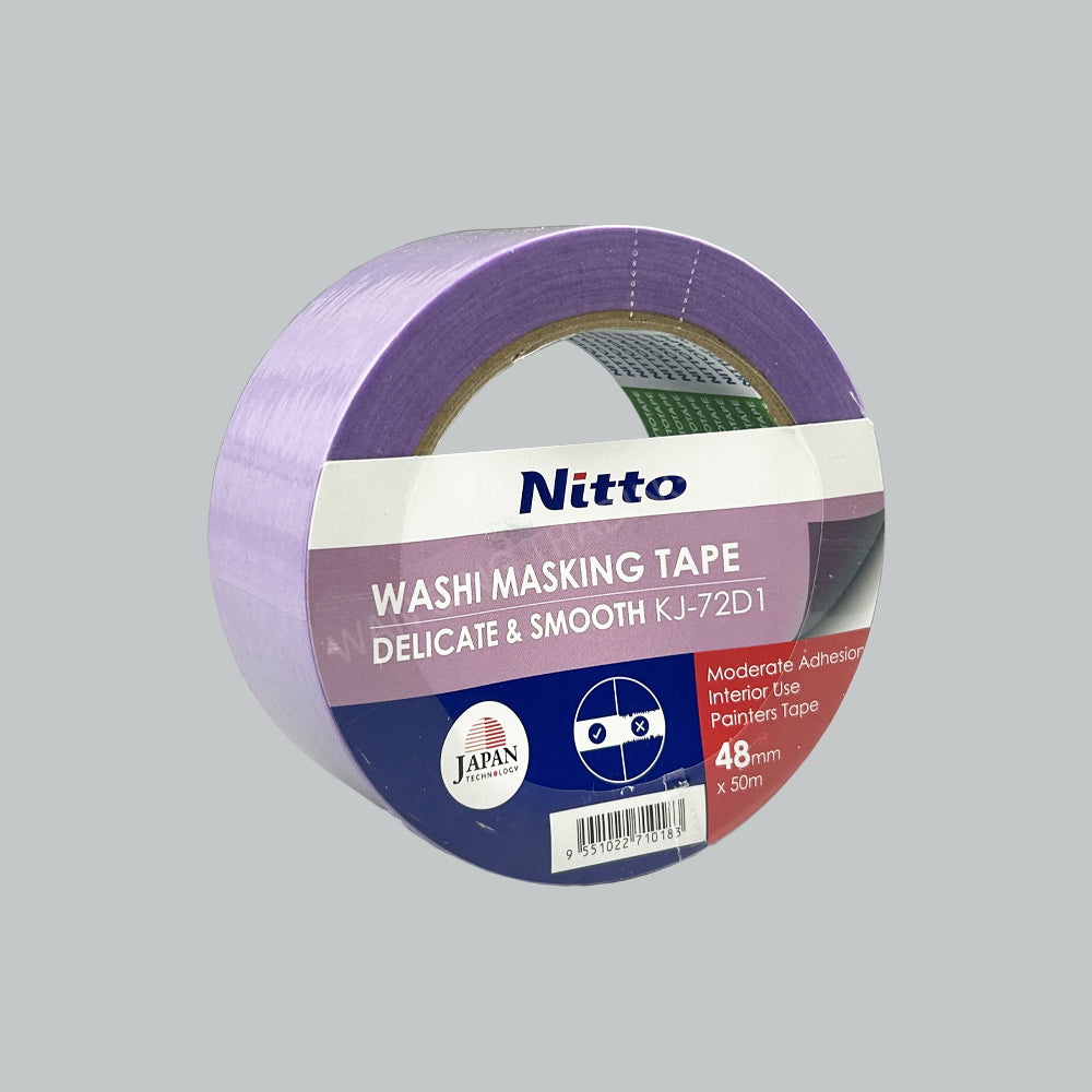 NITTO KJ-72D1 MASKING TAPE DELICATESMOOTH 48MMX50M