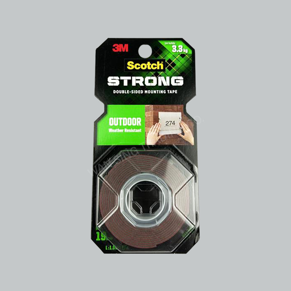 3M SC 411-S19 DOUBLE SIDE MOUNT TAPE OUT 19MMX1.5M