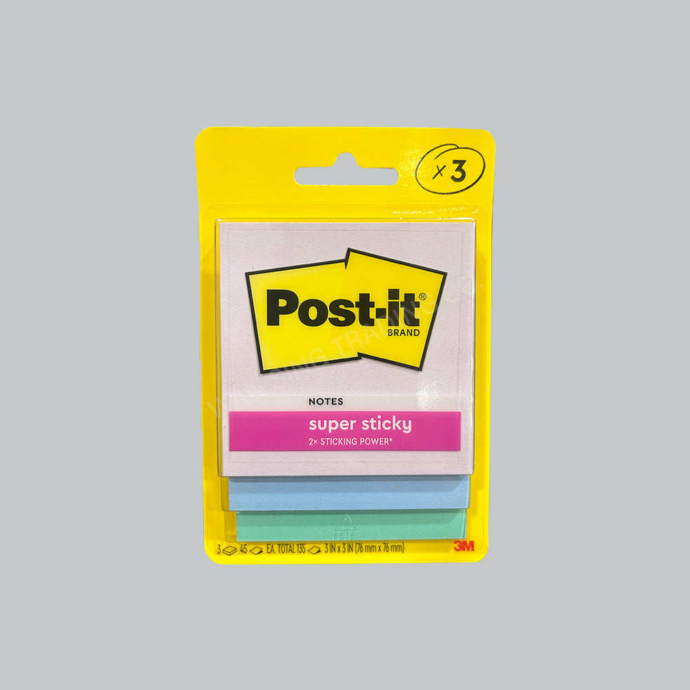3M POST-IT SUPER STICKY NOTE 3"X3" BLUE HOUR 45SHT