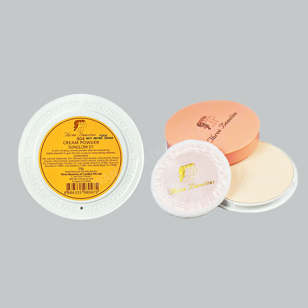THREE BEAUTIES 804 CREAM POWDER - SUNGLOW 07