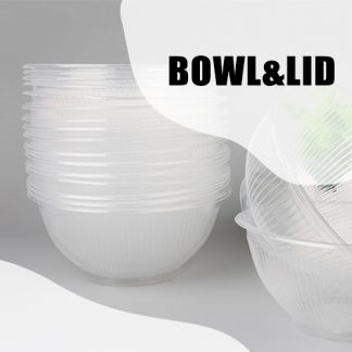 Plastic - Bowl & Lid